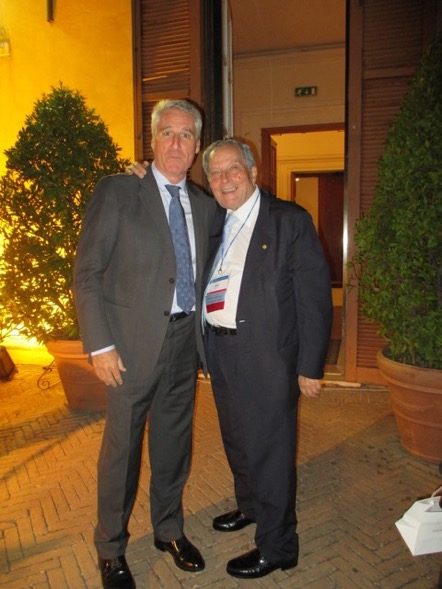  Con el presidente del congreso, Dr Franco Tomaselo